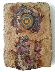 Untitled<br> 2015- Collage & Handmade Paper- 24*30 cm